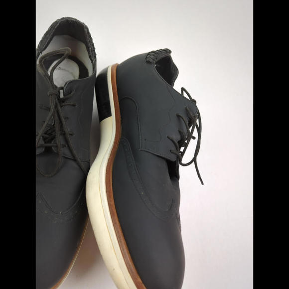 [SOLD] YOHJI YAMAMOTO x ADIDAS Y3 Men's Sz 12 "KOREY" Leather Lace Up Sneakers - Picture 9 of 12
